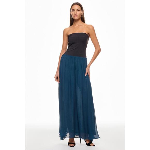 ciao lucia blue silk dress Isol Bleu Silk Dress  Ciao Lucia